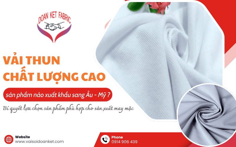 vải thun chất lượng
