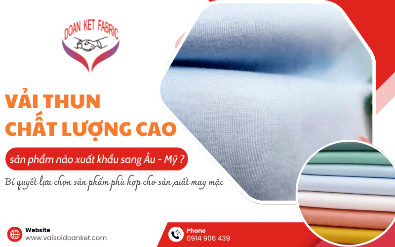 vải thun chất lượng