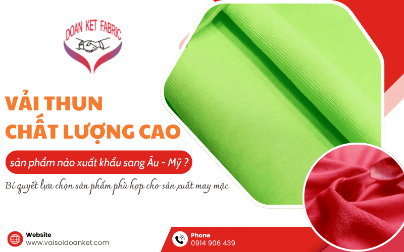 vải thun chất lượng