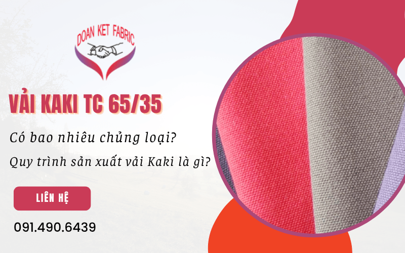 vải Kaki TC 65/35