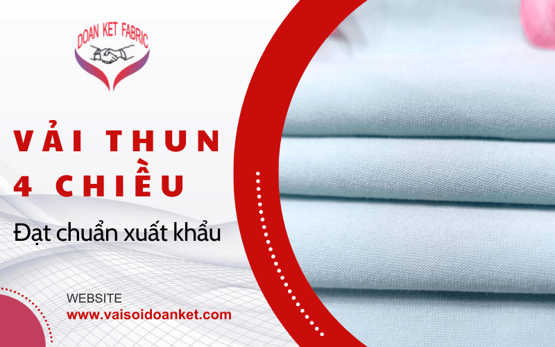 vải thun cotton 4 chiều