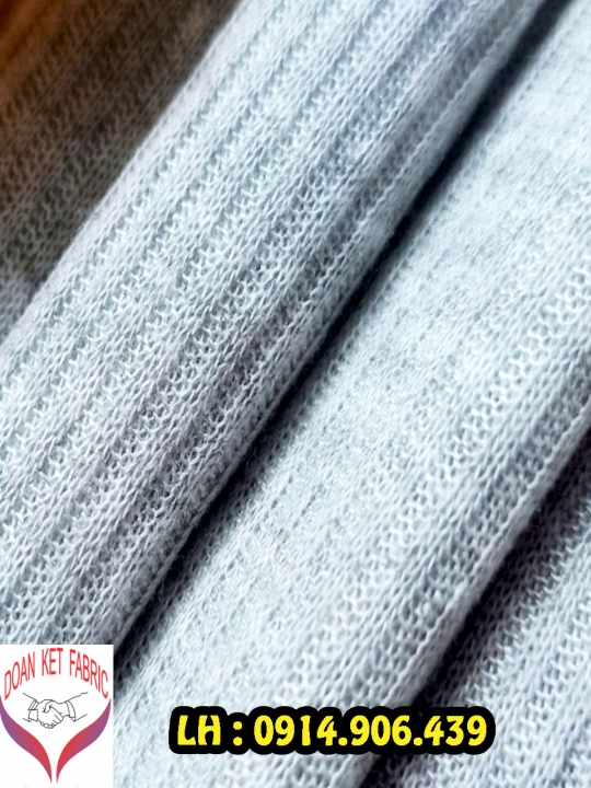 Vải Bo Rib Poly 100%