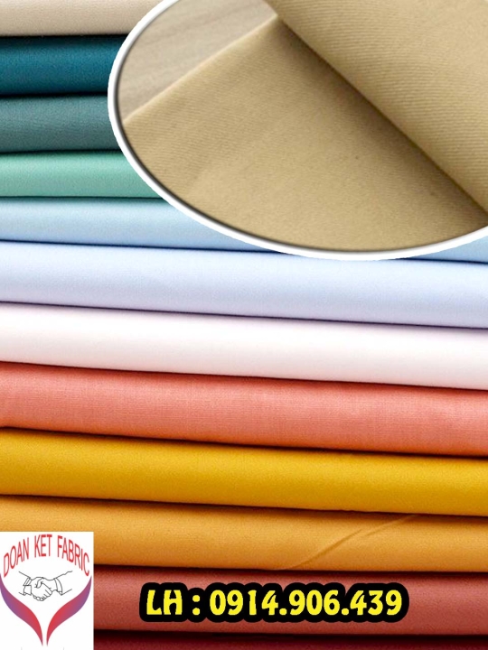 Vải Kaki Poly 100%