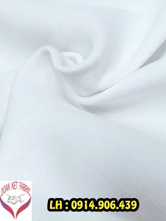 Vải Bo Rib Poly 100%