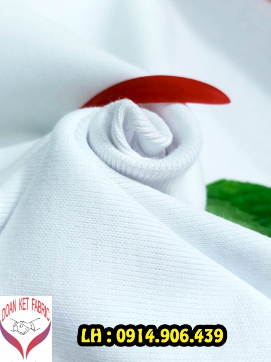Vải Bo Rib Cotton 100% 