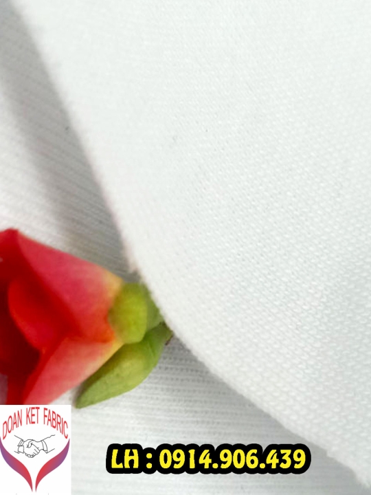Vải Bo Rib Poly 100%