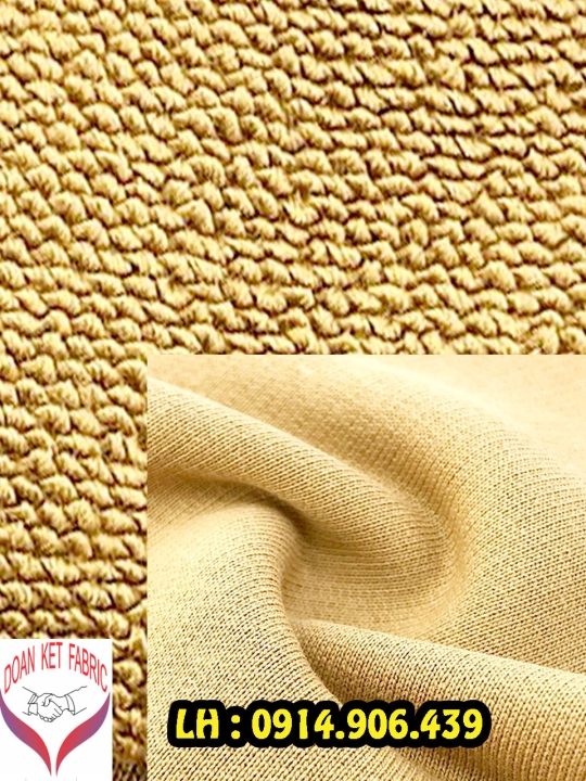 Vải Chân Cua Poly 100%