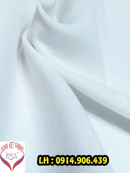 Vải Bo Rib Cotton 100% 