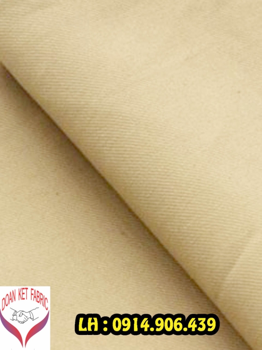 Vải Kaki Poly 100%