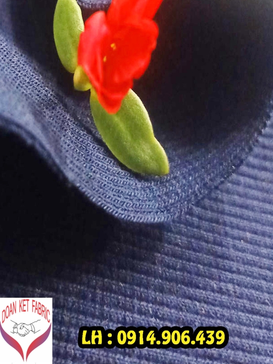  Vải Bo Rib CVC 60/40